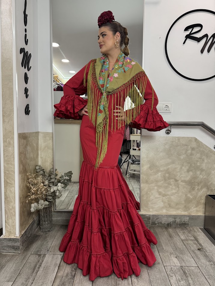 Traje de flamenca Huelva (más colores) - Imagen 7