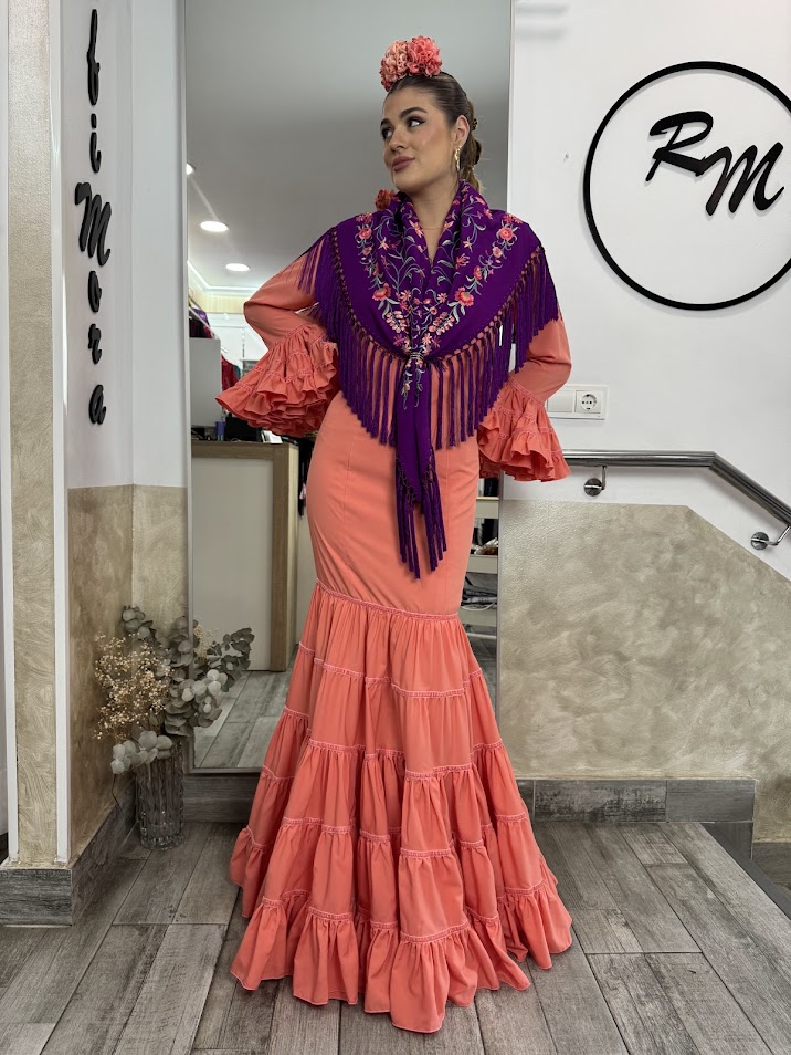 Traje de flamenca Huelva (más colores) - Imagen 4