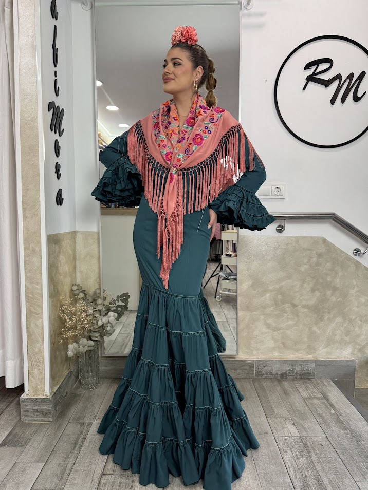 Traje de flamenca Huelva (más colores) - Imagen 3