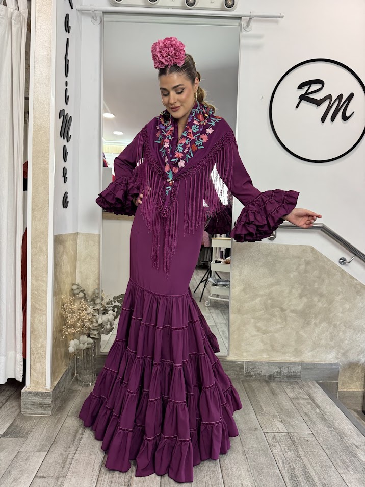 Traje de flamenca Huelva (más colores) - Imagen 2
