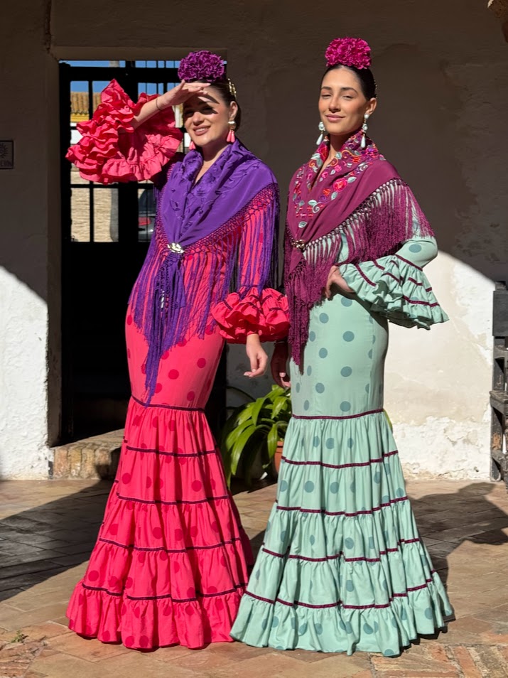 Traje flamenca Huelva lunares (más colores)