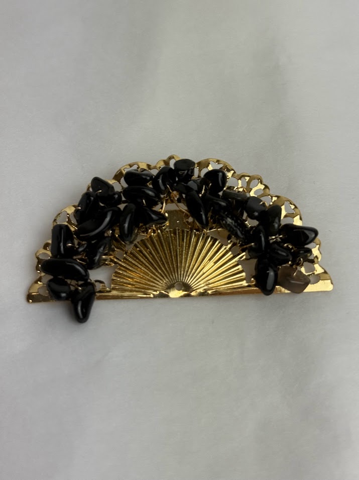 Broche Jerez negro