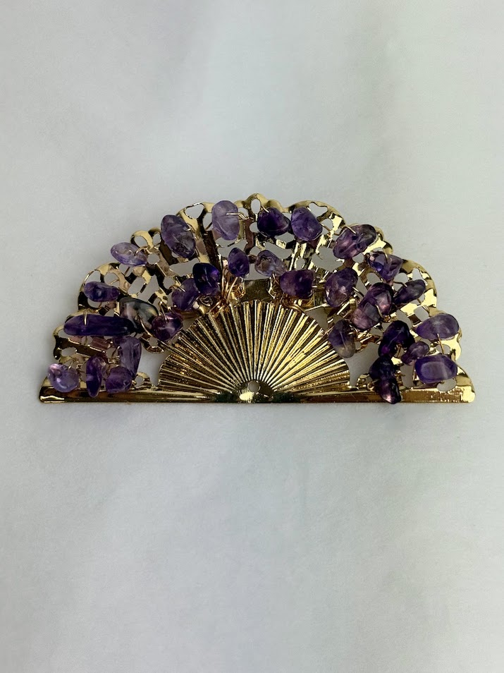 Broche Jerez morado