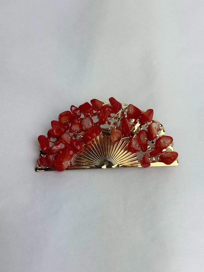 Broche Jerez coral