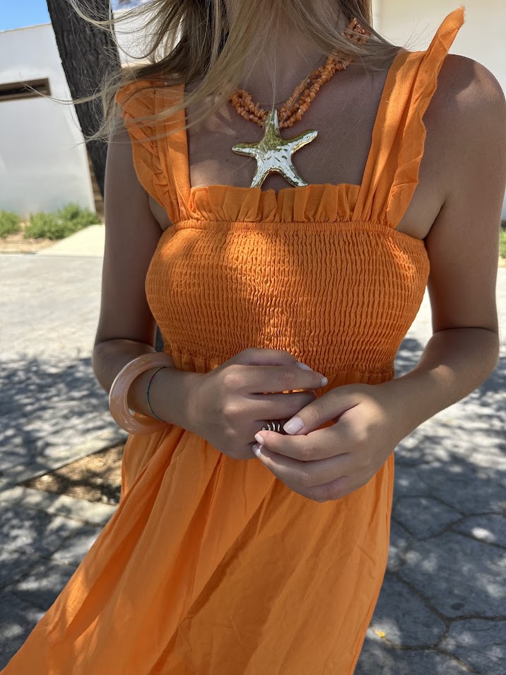 Pulsera Ancha naranja