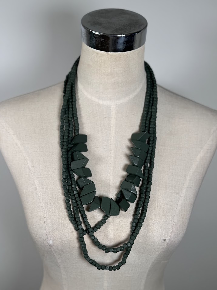 Collar madera Costa verde