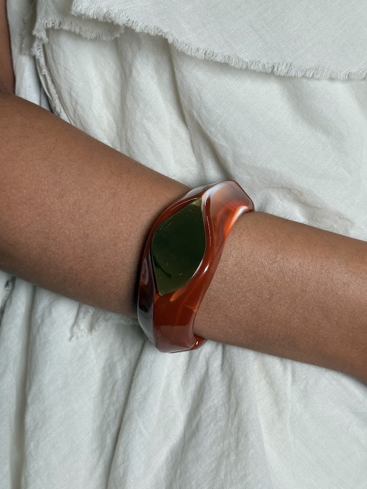 Pulsera resina caldera chapa