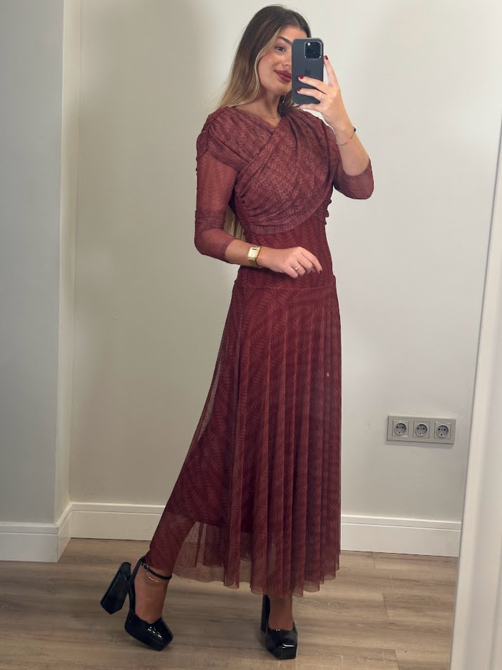 Vestido Sienna caldera