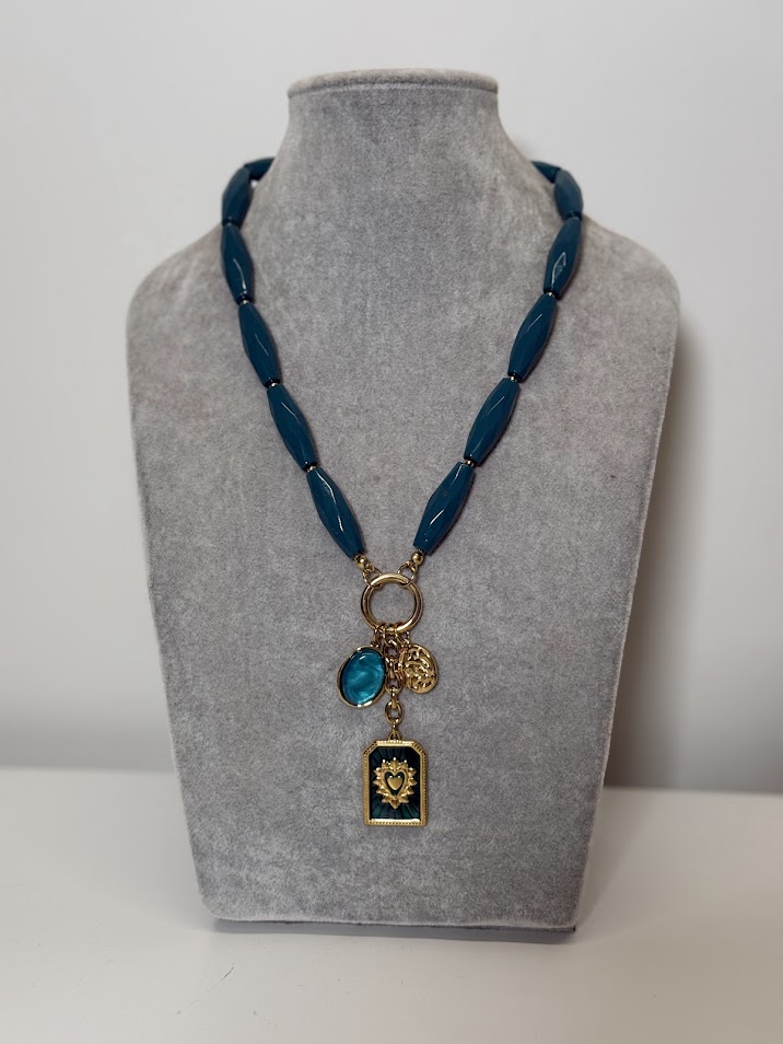 Collar Valentía marino