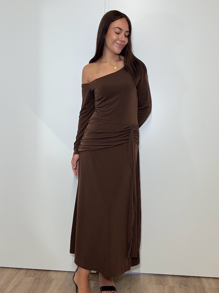 Vestido Sara marrón