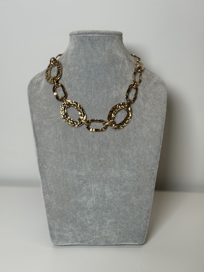 Collar aros dorados